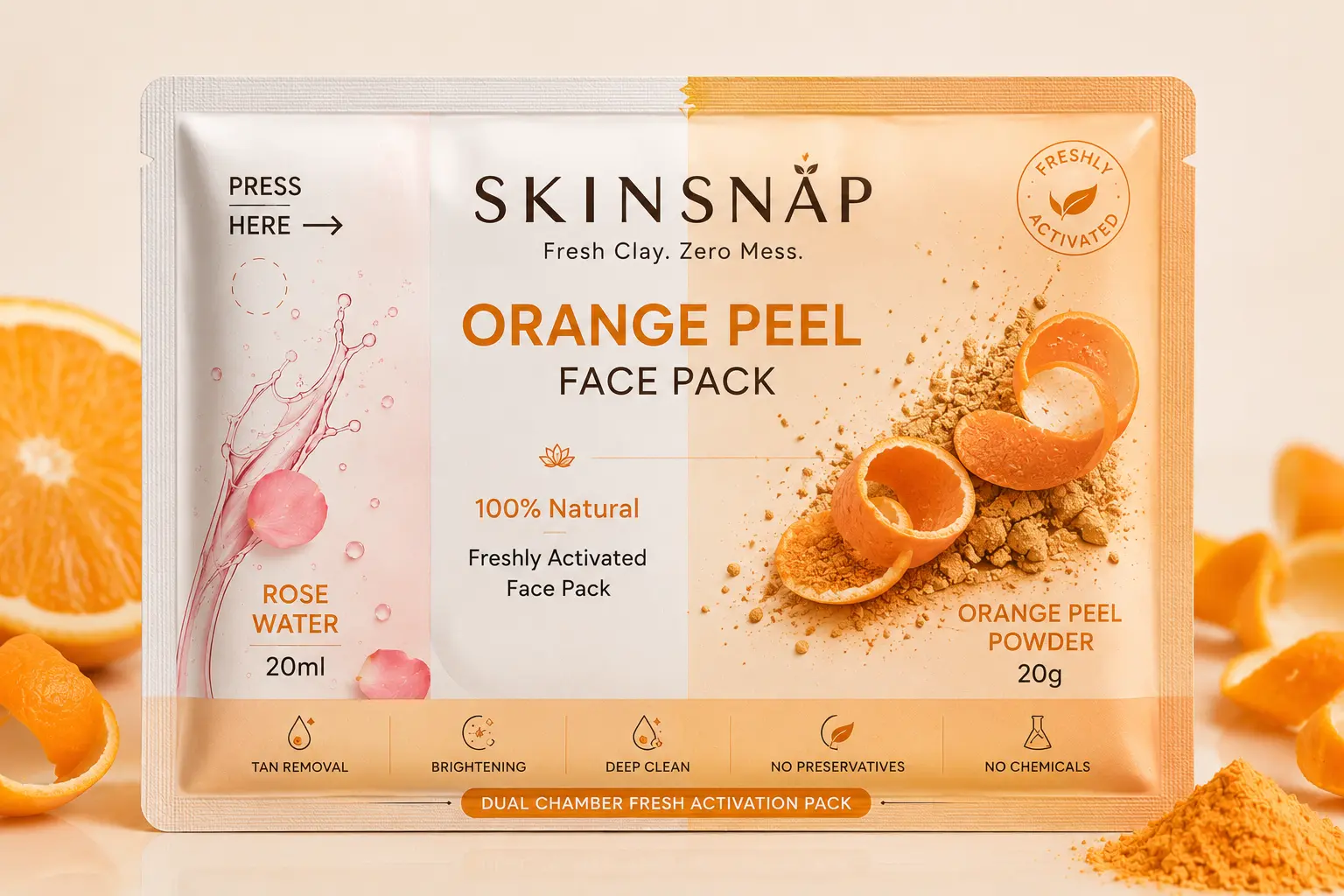 Orange Peel Face Pack